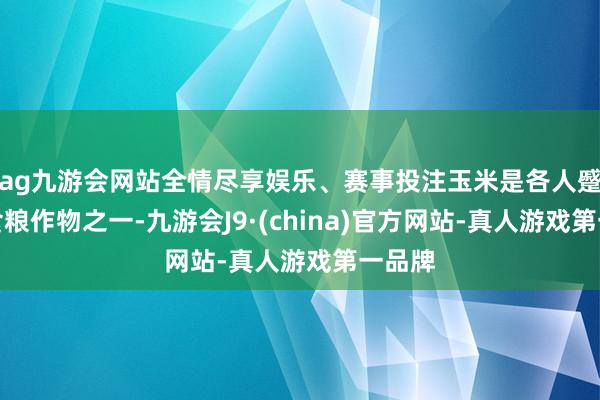 ag九游会网站全情尽享娱乐、赛事投注玉米是各人蹙迫的食粮作物之一-九游会J9·(china)官方网站-真人游戏第一品牌