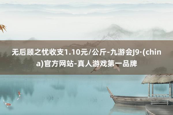 无后顾之忧收支1.10元/公斤-九游会J9·(china)官方网站-真人游戏第一品牌