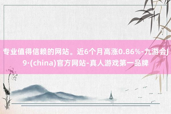 专业值得信赖的网站。近6个月高涨0.86%-九游会J9·(china)官方网站-真人游戏第一品牌